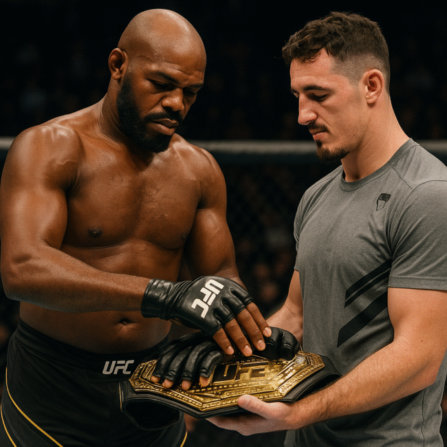 Jon Jones and Tom Aspinall